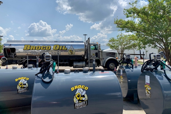 Broco Oil heating oil truck and tanks