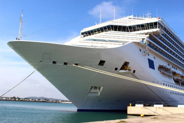 cruise ship in the harbor