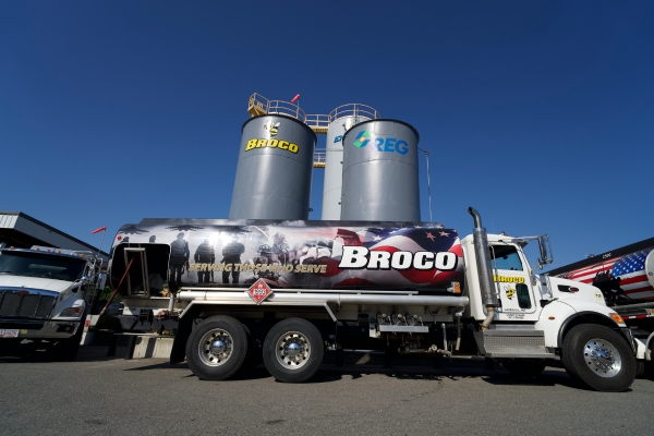 Broco Energy heating oil trucks and storage tanks
