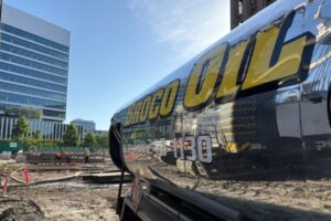 close up view of Broco Energy heating oil truck