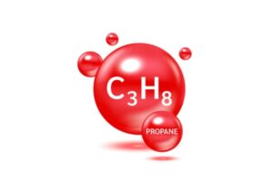 propane gas molecule composition