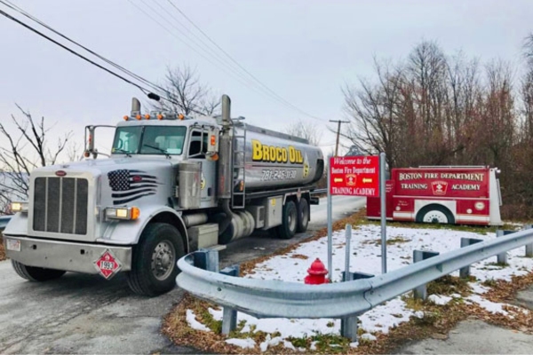 Broco Energy emergency response heating oil truck