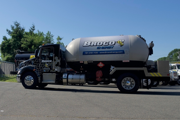 Broco Energy propane delivery truck
