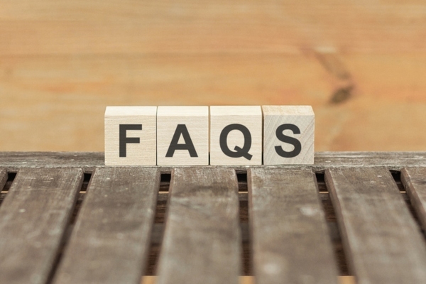 FAQS spelled using wooden letter cubes depicting questions about Propane Pool Heating System