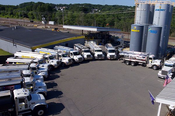 Heating Oil Fleet Of Trucks