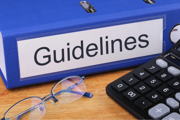 guidelines written on a binder folder depicting propane pool heater