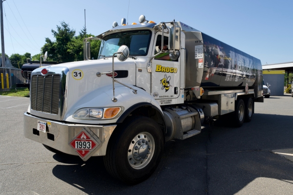 Broco Energy heating oil delivery truck
