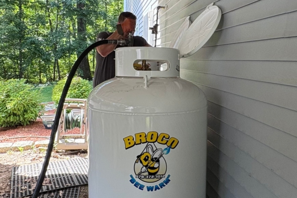 Broco Energy propane tank refilling