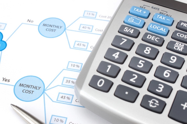 computing cost with documents and calculator