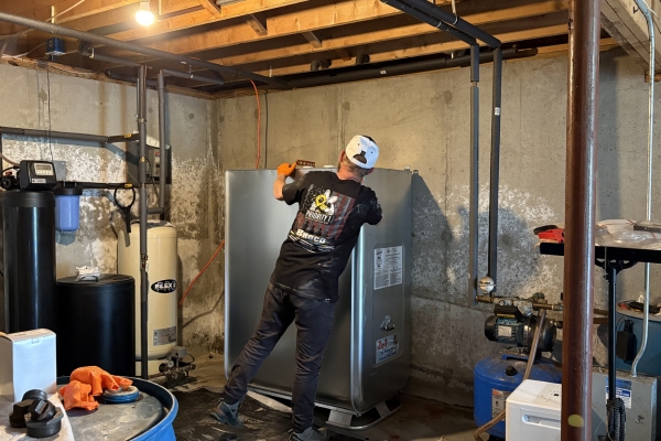 Broco Energy oil tank installation