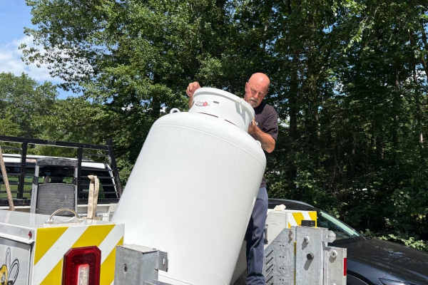 Broco Energy propane tank delivery