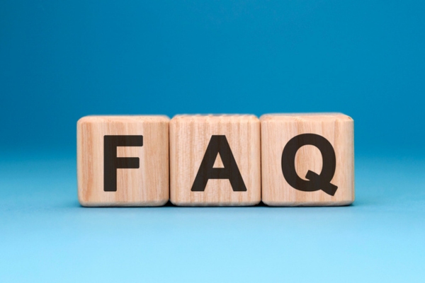 FAQ spelled using wooden letter cubes depicting How to Tell if Home Propane Tank is Empty