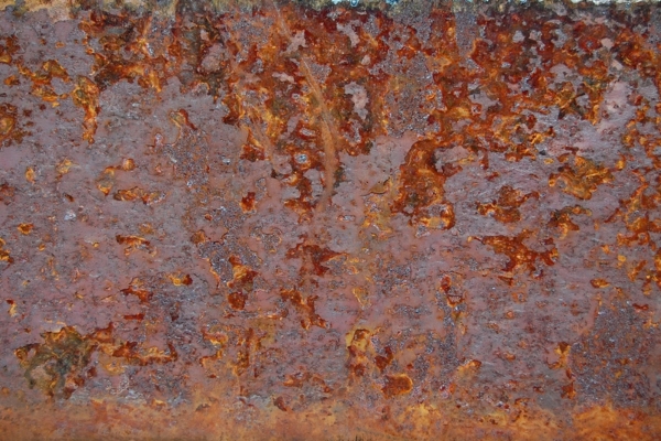 rusty metal surface depicting corrosion