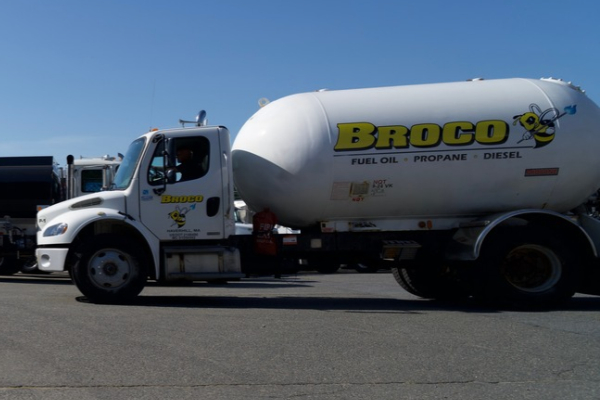 Broco Energy propane delivery truck