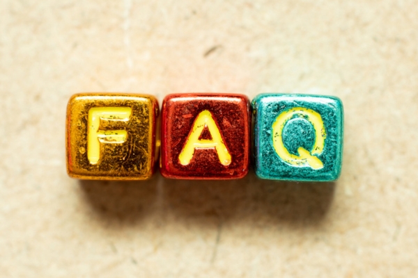 FAQ spelled using metallic letter beads depicting Propane Energy questions